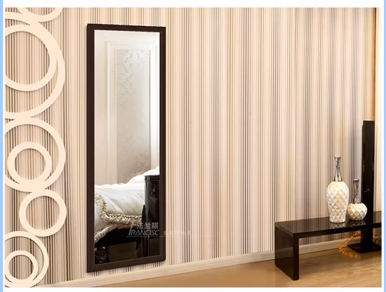 Top Sales Kunststoff-Wickelspiegel Ganzkörper-Bodenspiegel Schlafzimmer Bekleidungsgeschäft